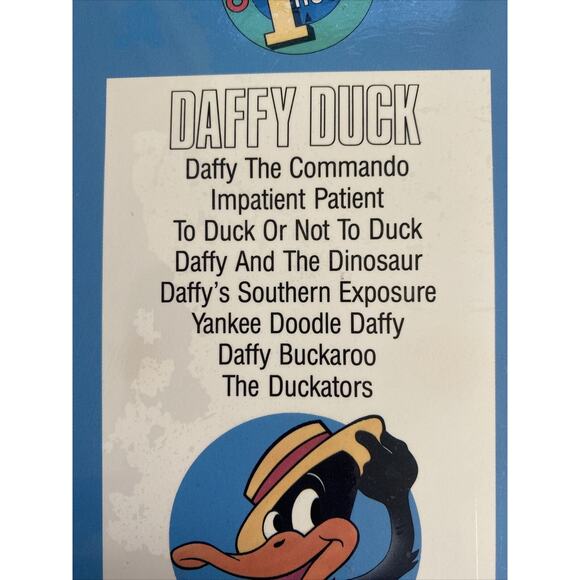 VHS Daffy Duck Cartoon Time 1 Hour Star Classics W1104 (VHS, 1989) Brand New - Picture 3 of 8